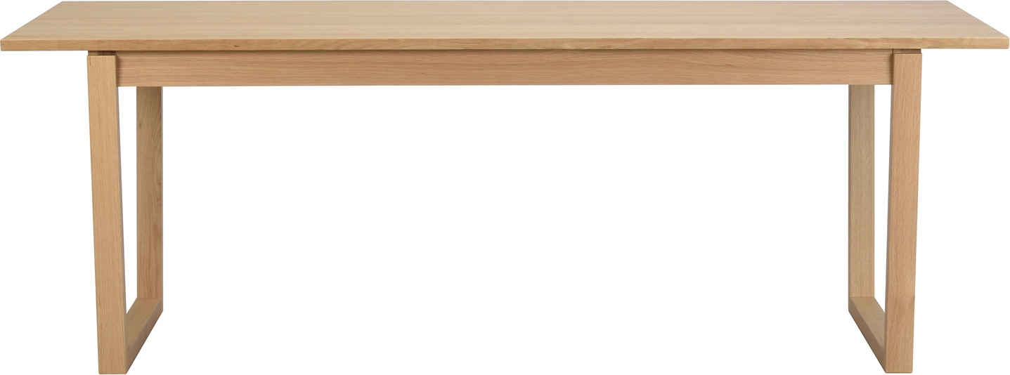 Spisebord Rowico Colonsay Massivt Egetræ Og Egefinér 215x96 Cm Matlakeret Fsc Mix