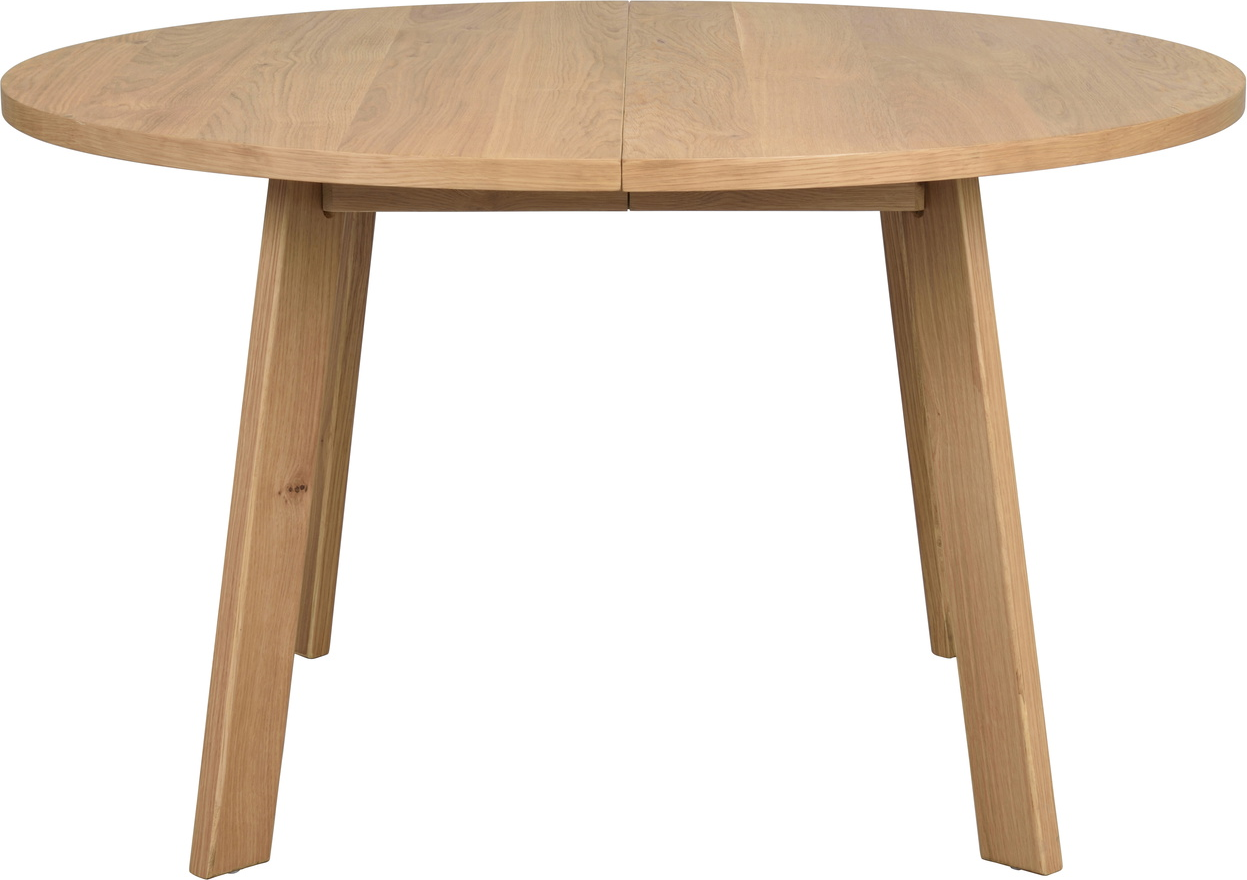 Spisebord Rowico Glenside Rundt Olieret Egetræ ø130-180 Cm Med Skjult Udtræk Fscâ 100
