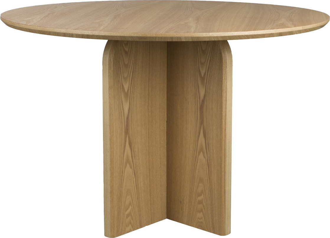 Rundt Nougat Spisebord 120 cm fra Studio White