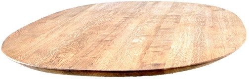 Oval spisebordplade i FSC-egetræ fra House Of Sander