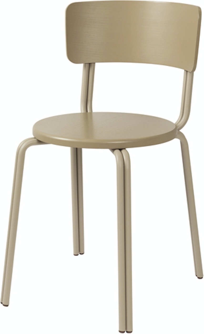 Elegant beige spisebordsstol fra Broste Copenhagen