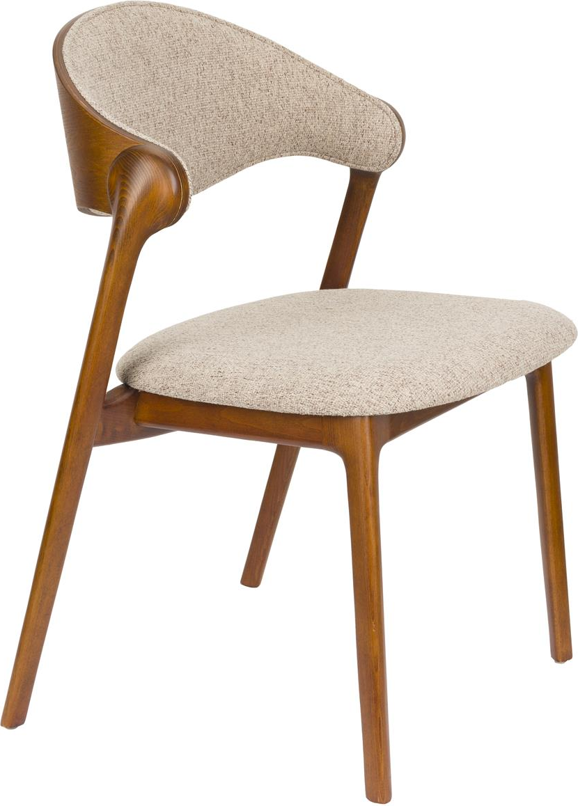 Elegant Lysgrå Spisebordsstol fra Dutchbone Babington