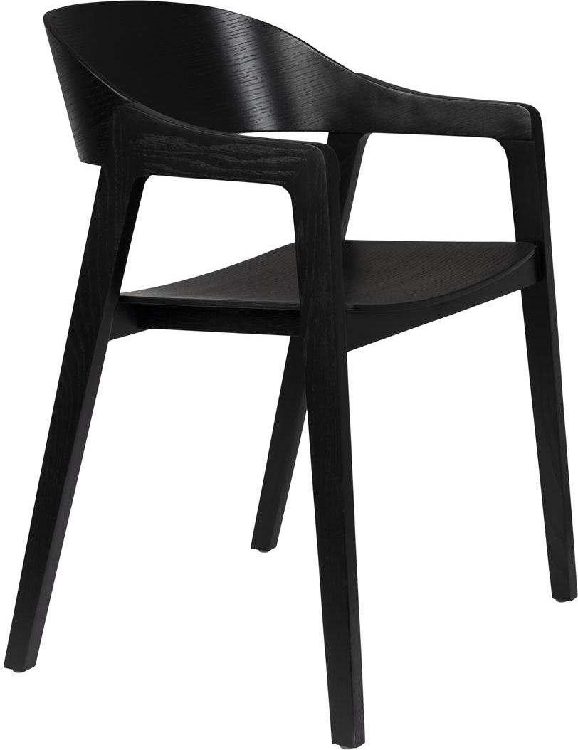 Spisebordsstol Dutchbone Westlake Antracit Egetræ Bøgetræ H76xb58xd52 Cm