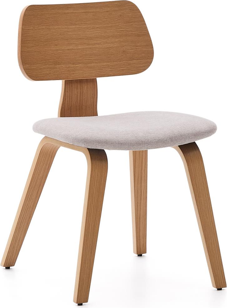 Elegant grå spisebordsstol fra Kave Home på tilbud!