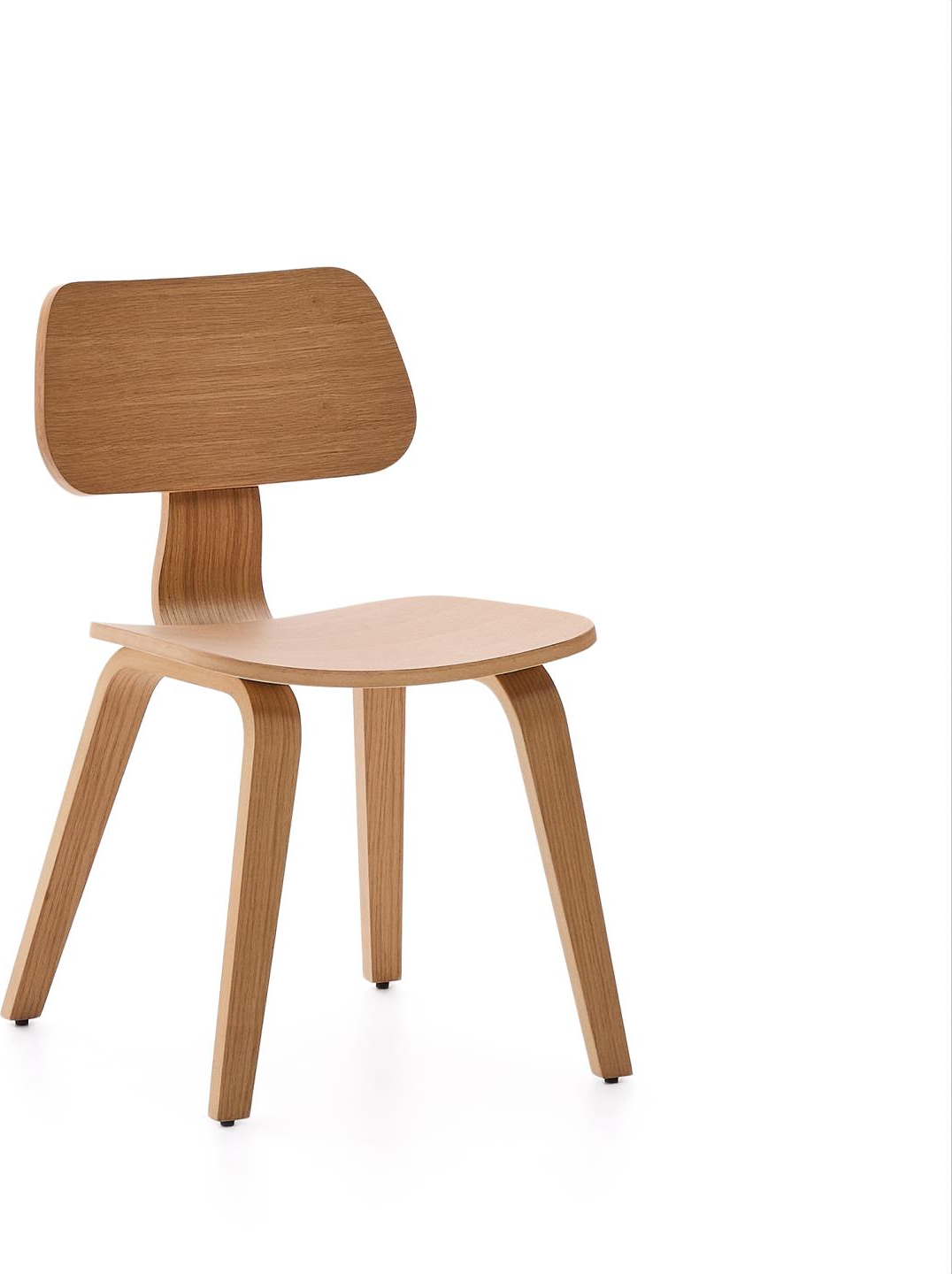 Elegant Gena Spisebordsstol i Egetræ og Gummitræ