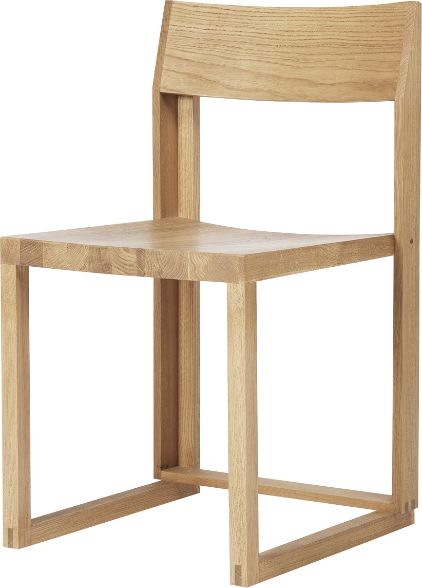 Spisebordsstol Kristina Dam Outline   Lakeret Fsc-eg Natur H84xb47xl49 Cm