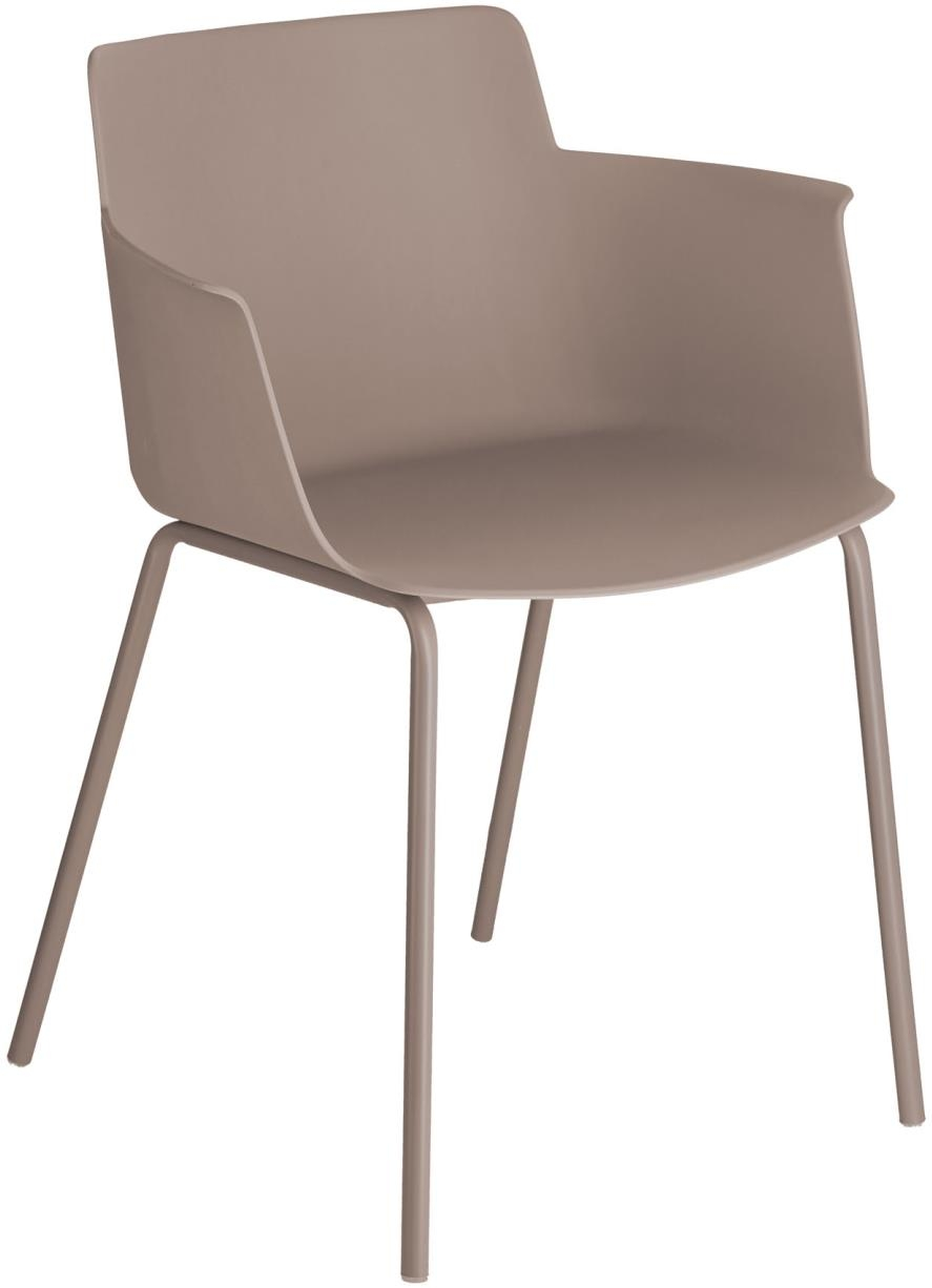 Spisebordsstol med Armlæn fra Kave Home - Naturdesign