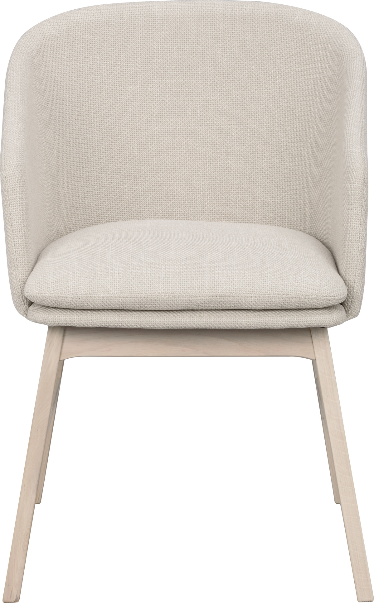 Spisebordsstol Med Armlæn Rowico Windham   Hvidvasket Eg Med Beige Polstring   Fsc 100  Certificeret  Slidstærk  Aftageligt Betræk