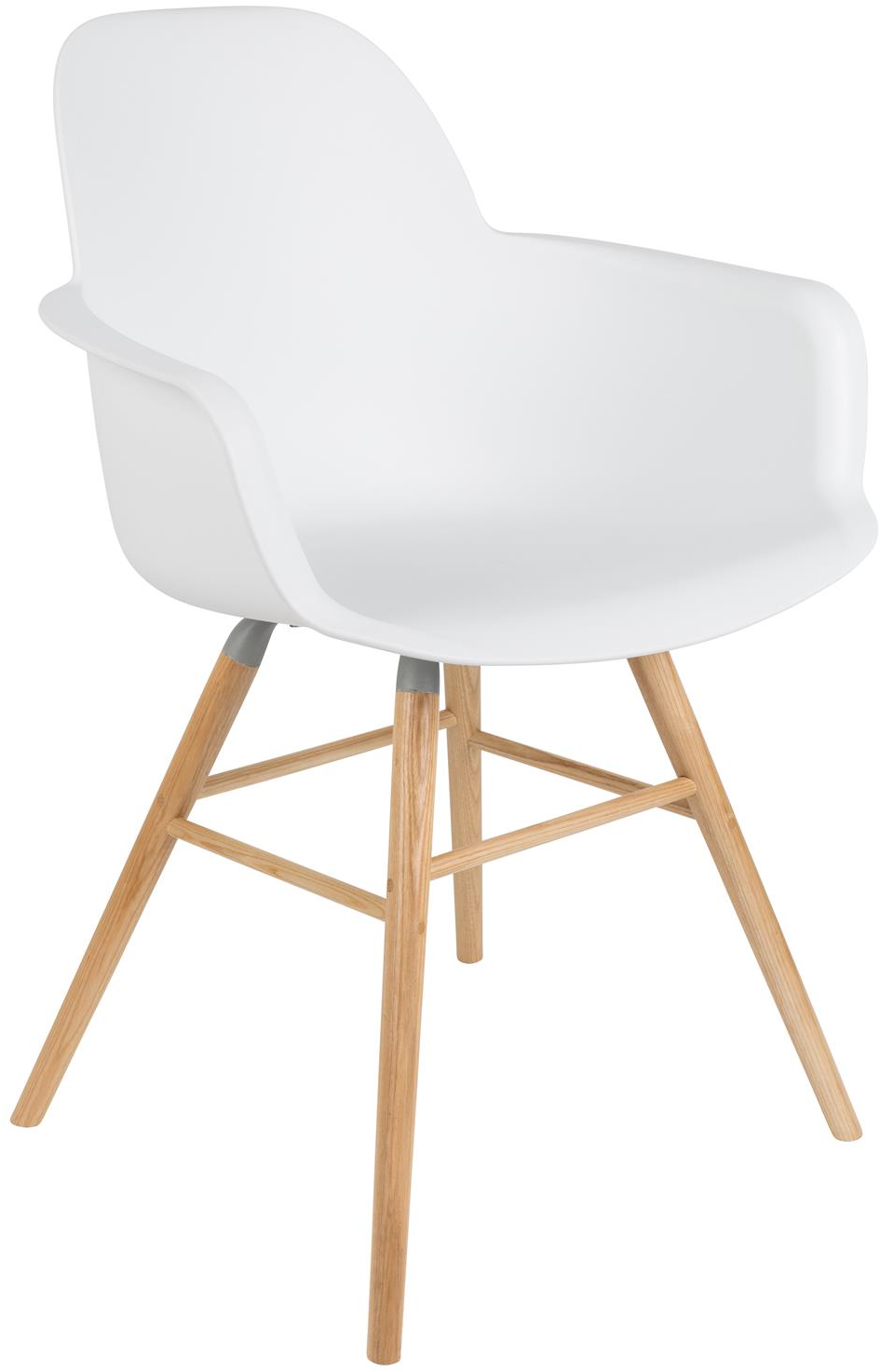 Elegant Offwhite Spisebordsstol Med Armlæn - Zuiver Albert