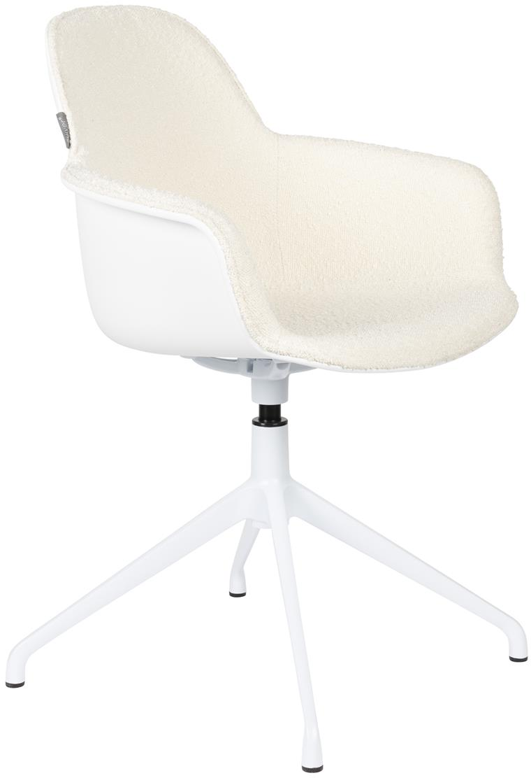 Elegant Offwhite Spisebordsstol med Armlæn fra Zuiver