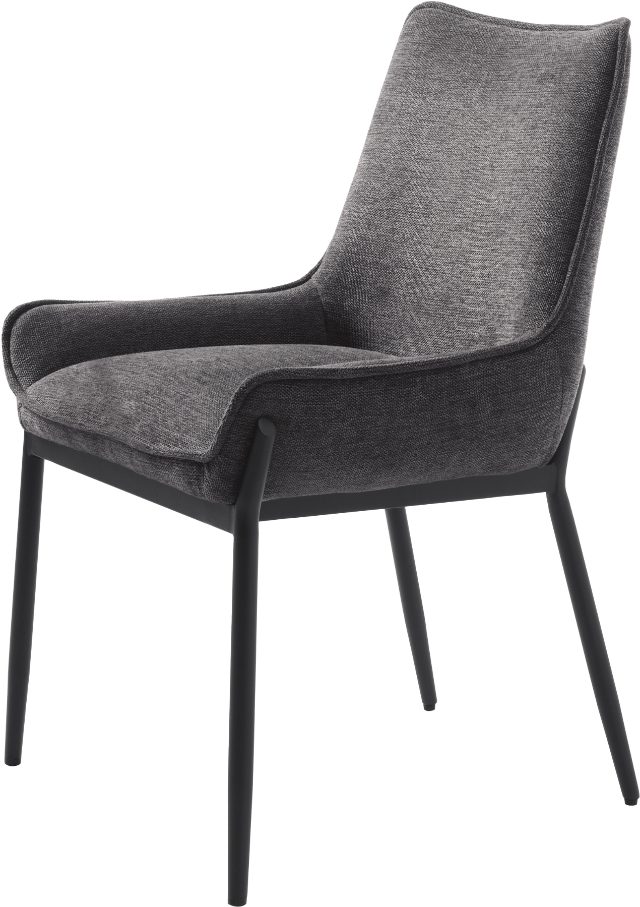 Spisebordsstol Nordique Design Calgary Mørkegrå Brego 18-stof Metal H84xb58xd59 Cm