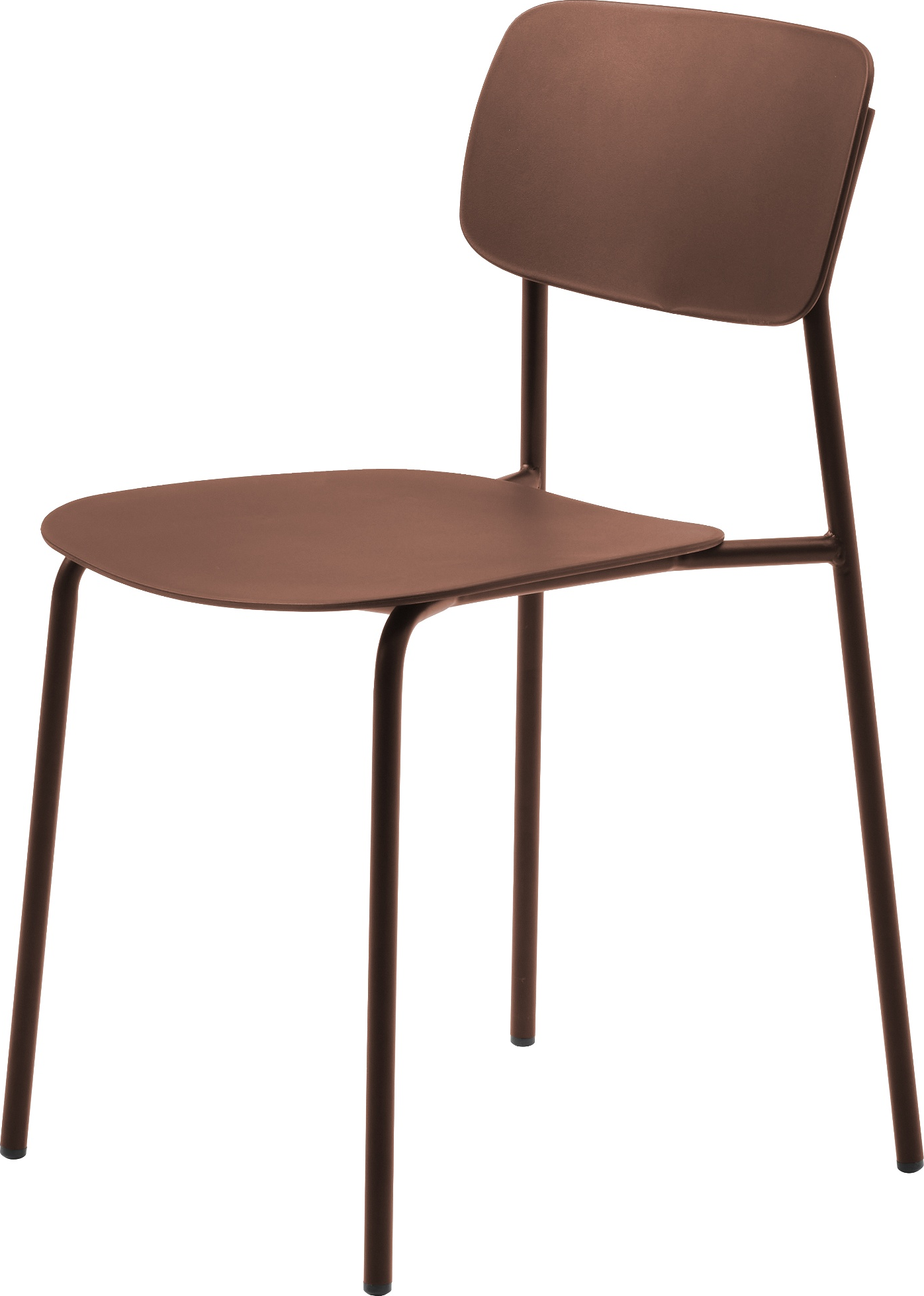 Spisebordsstol Nordique Design Kirkland Terracotta Plast Og Metal Spisestuestol