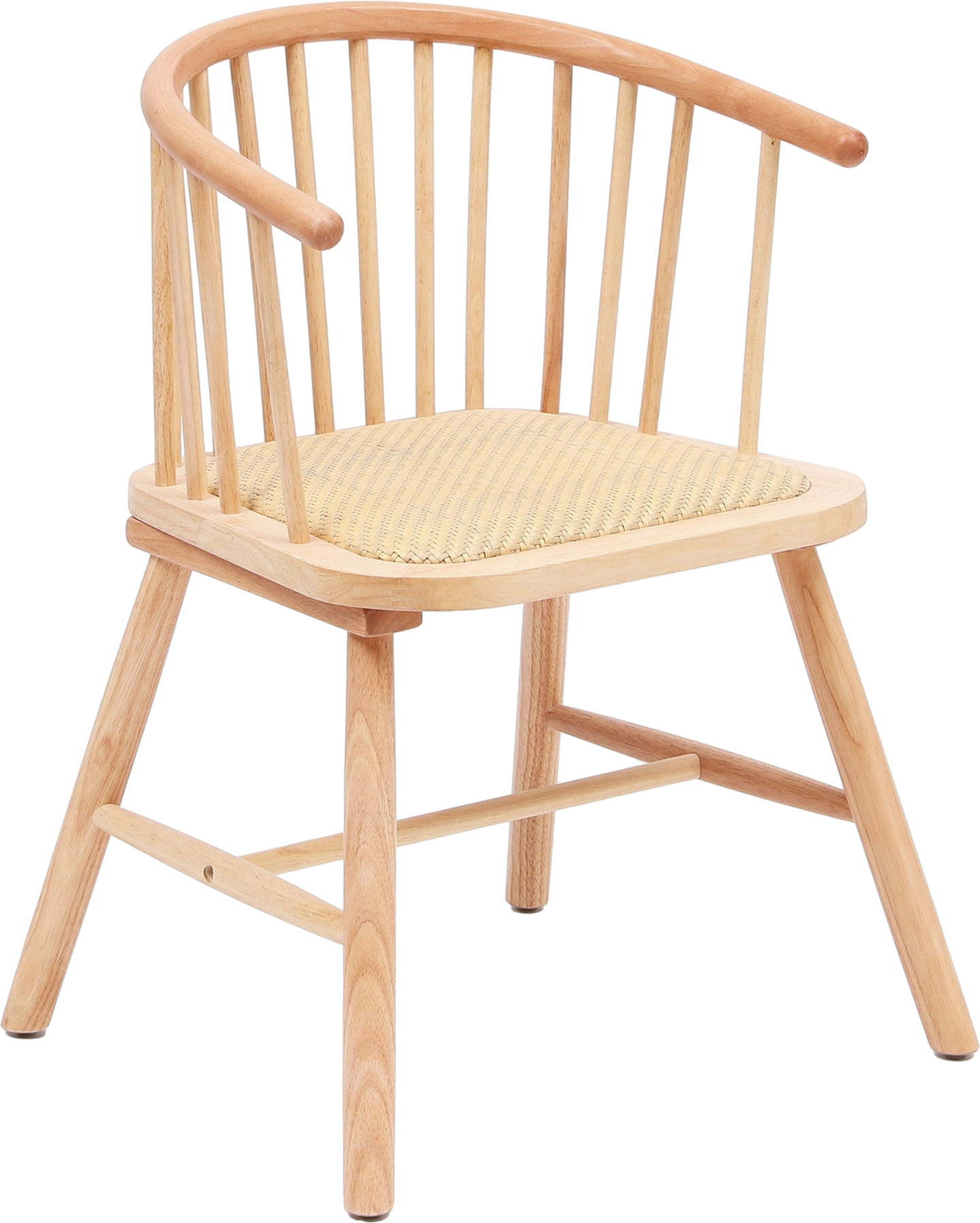 Spisebordsstol Nordlys Furniture Bogota   Fsc-asketræ Med Rattan-sæde Beige