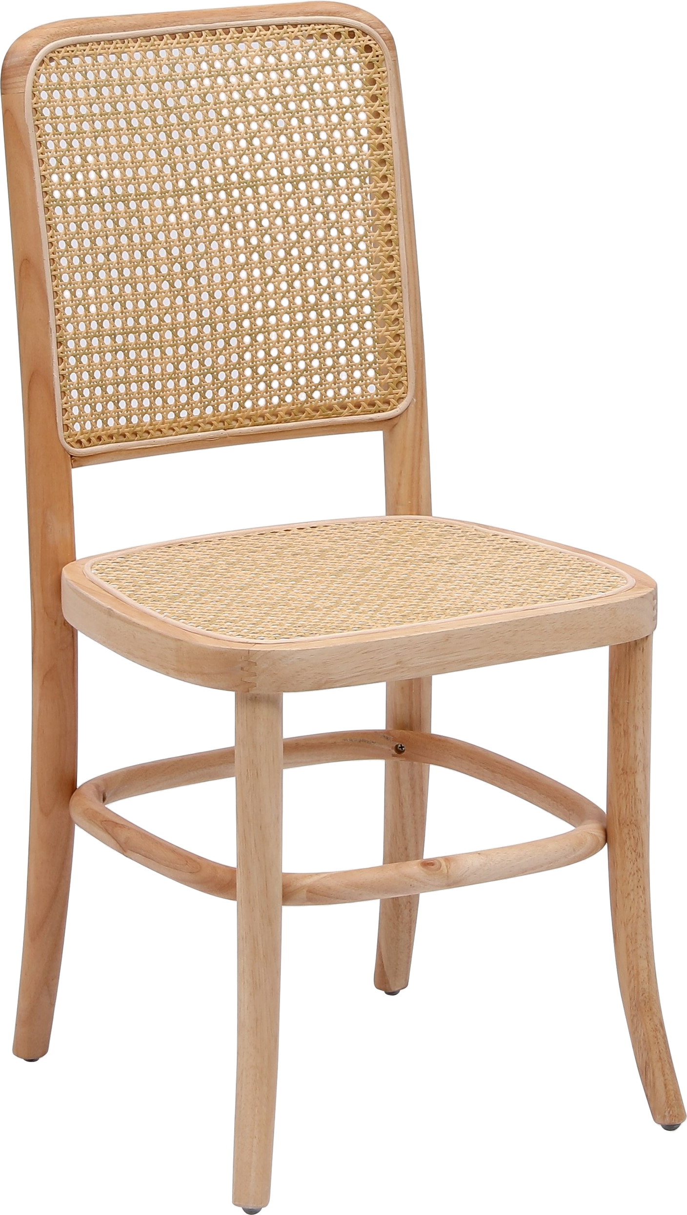 Spisebordsstol Nordlys Furniture Caracas Beige Rattan Med Asketræramme Fsc-certificeret 90x44x46 Cm