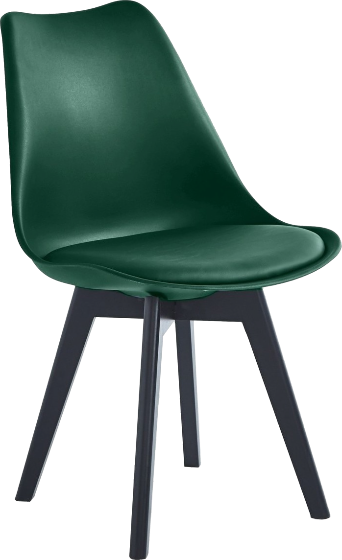 Spisebordsstol Nordlys Furniture Esbjerg Polypropylen Grøn Skulpturel Design