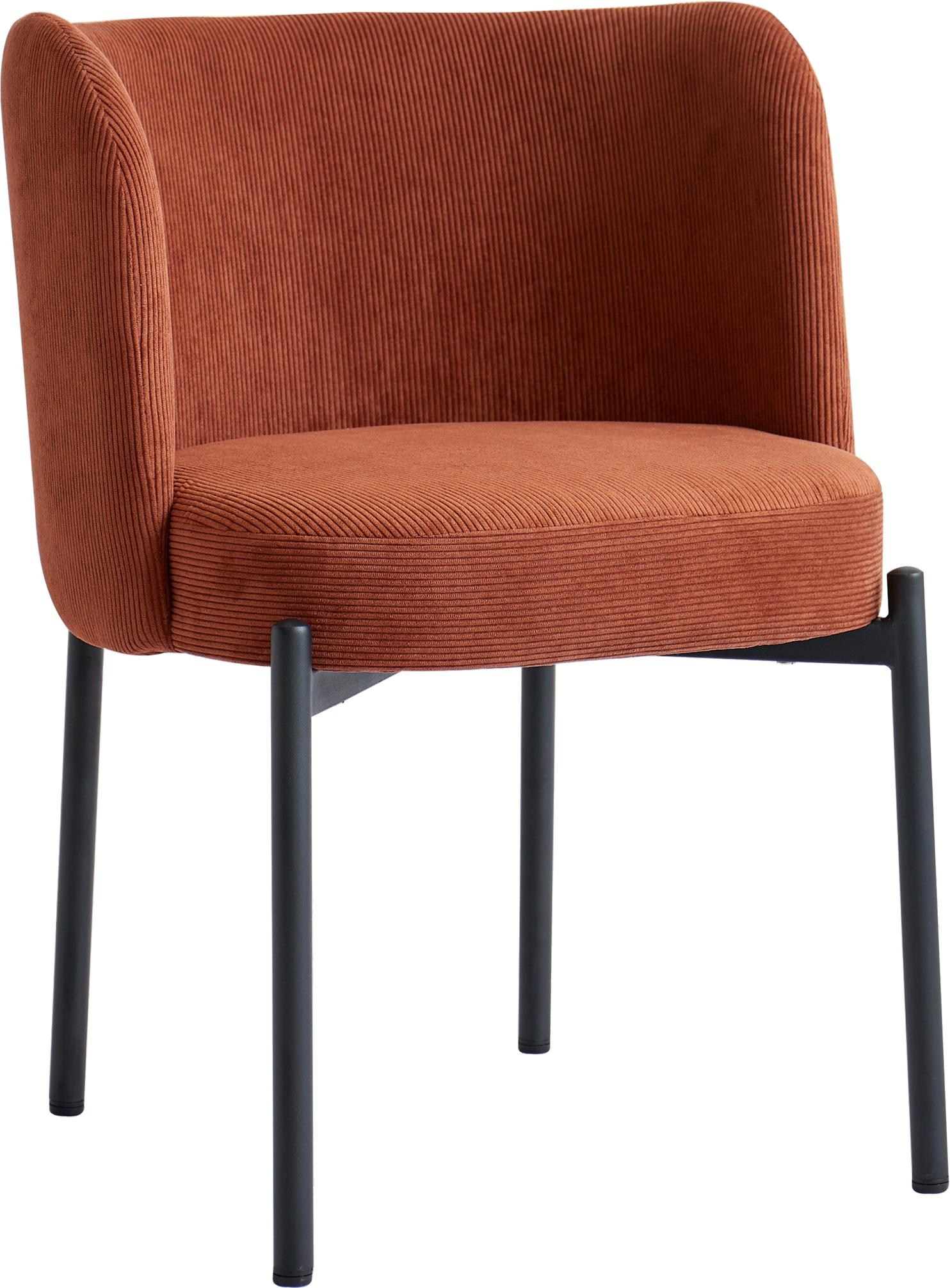 Spisebordsstol Nordlys Furniture Grimstad Fløjl Rød H76ã B50ã D60 Cm