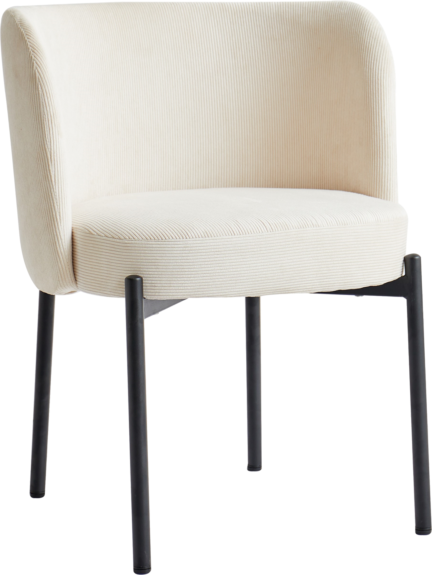 Spisebordsstol Nordlys Furniture Grimstad Fløjlsstol   Beige Skandinavisk Design
