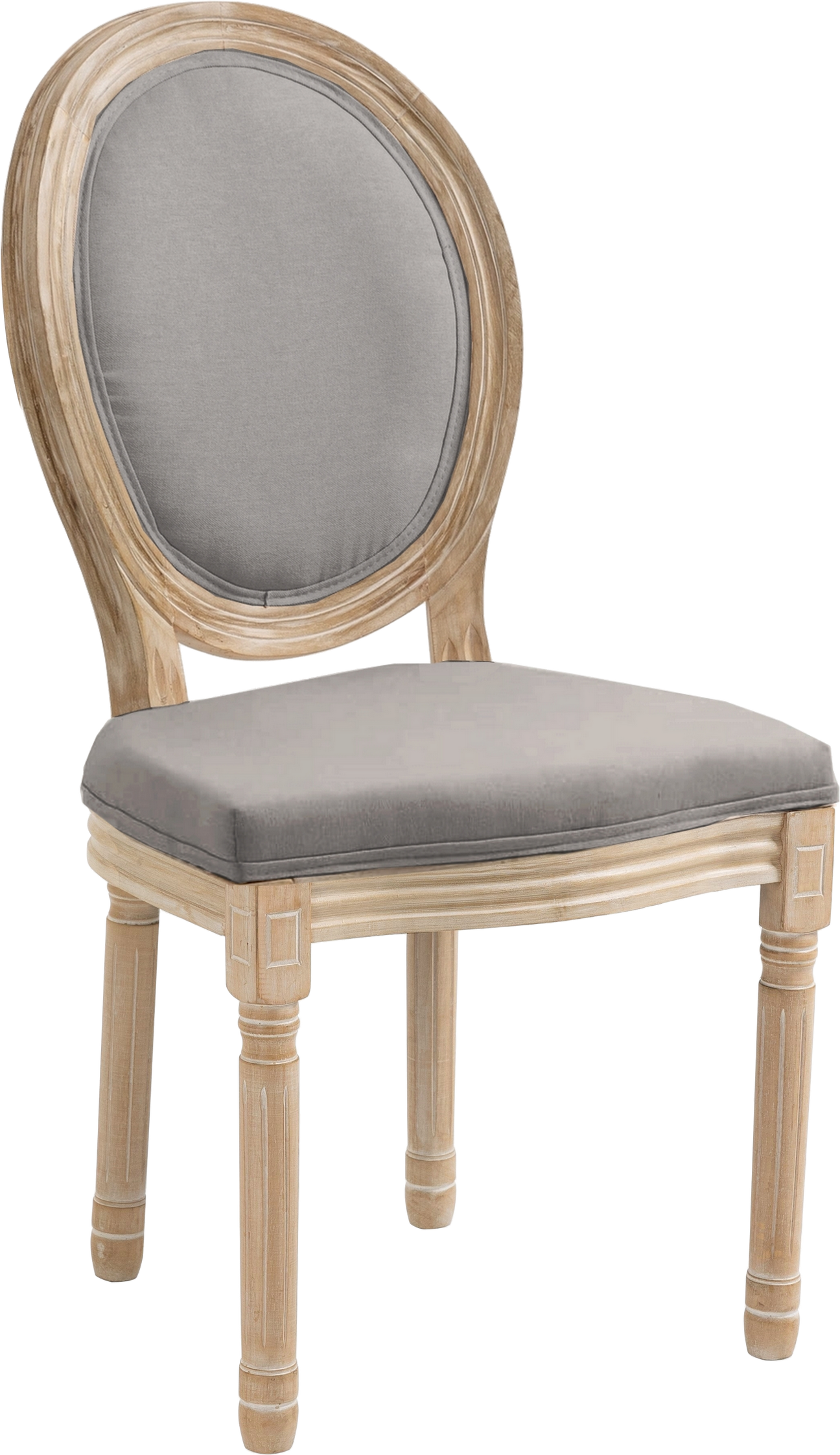 Spisebordsstol Nordlys Furniture Richelieut   Grå Polstret Stof  Fsc-certificeret Heveatræstel