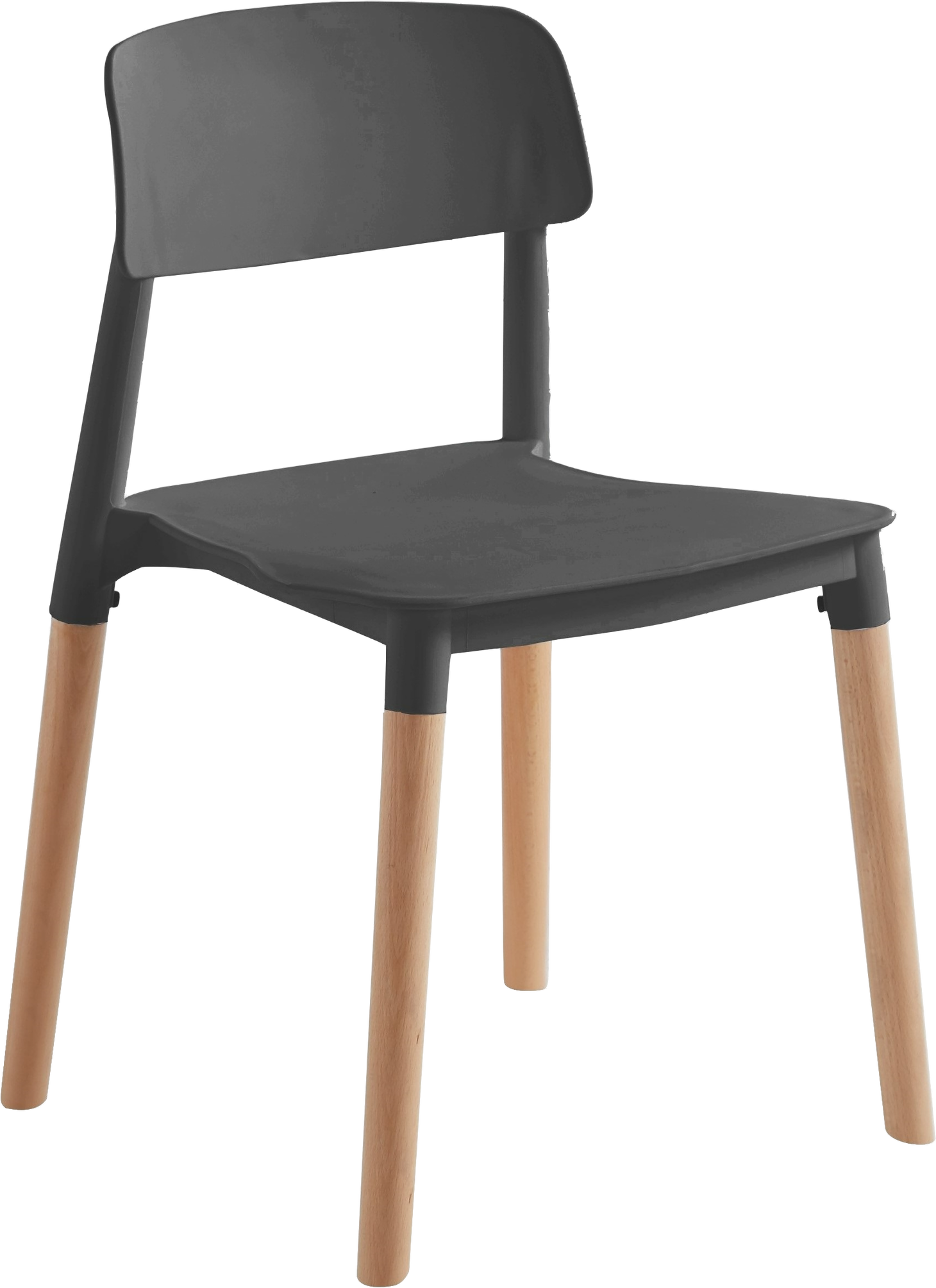 Spisebordsstol Nordlys Furniture Soro   Sort Spisestuestol   Polypropylen Med Fsc-bøgetræben