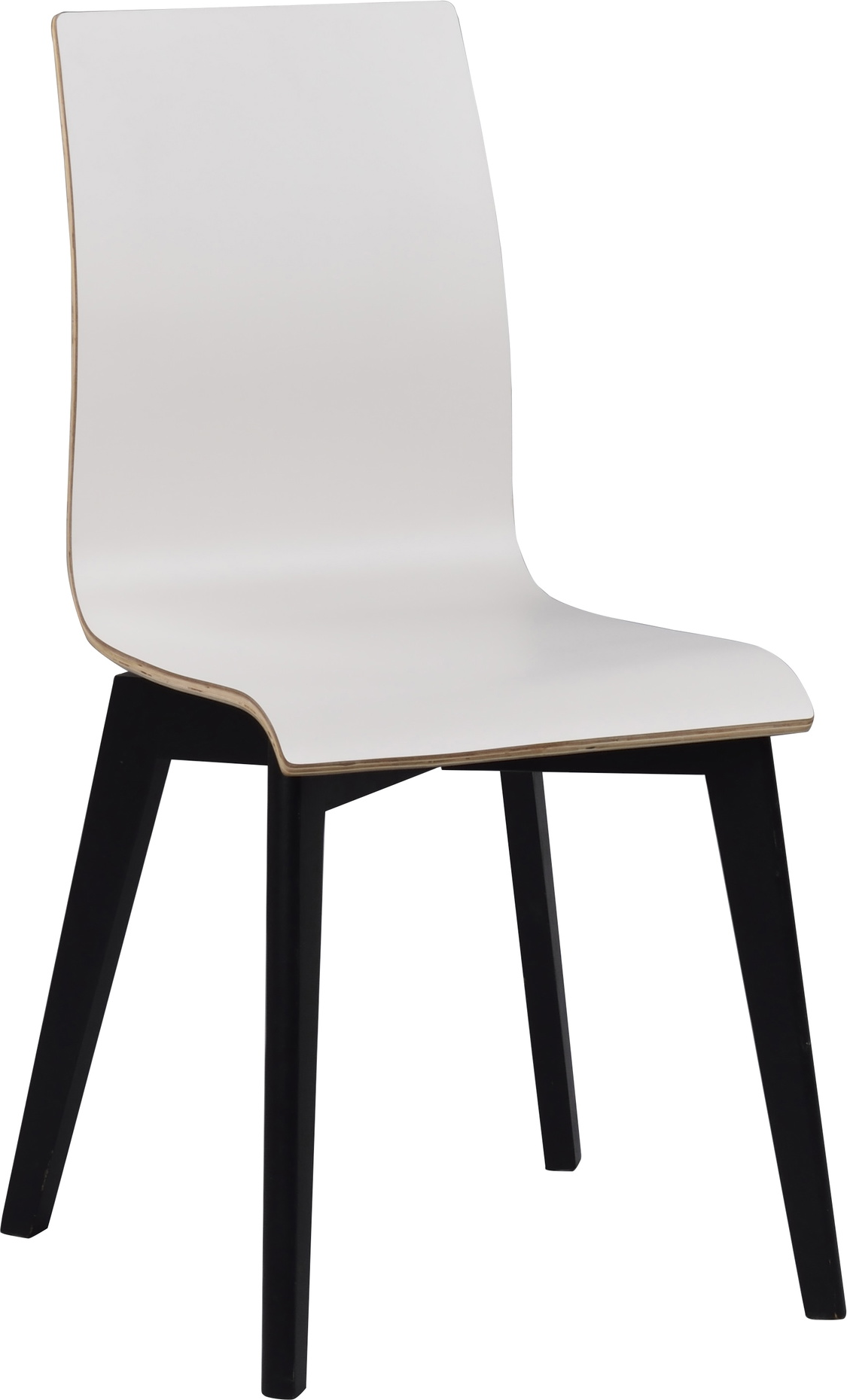 Spisebordsstol Rowico Gracy Spisestol Hvid Laminat Sortlakeret Egetræ H89ã B48ã D50