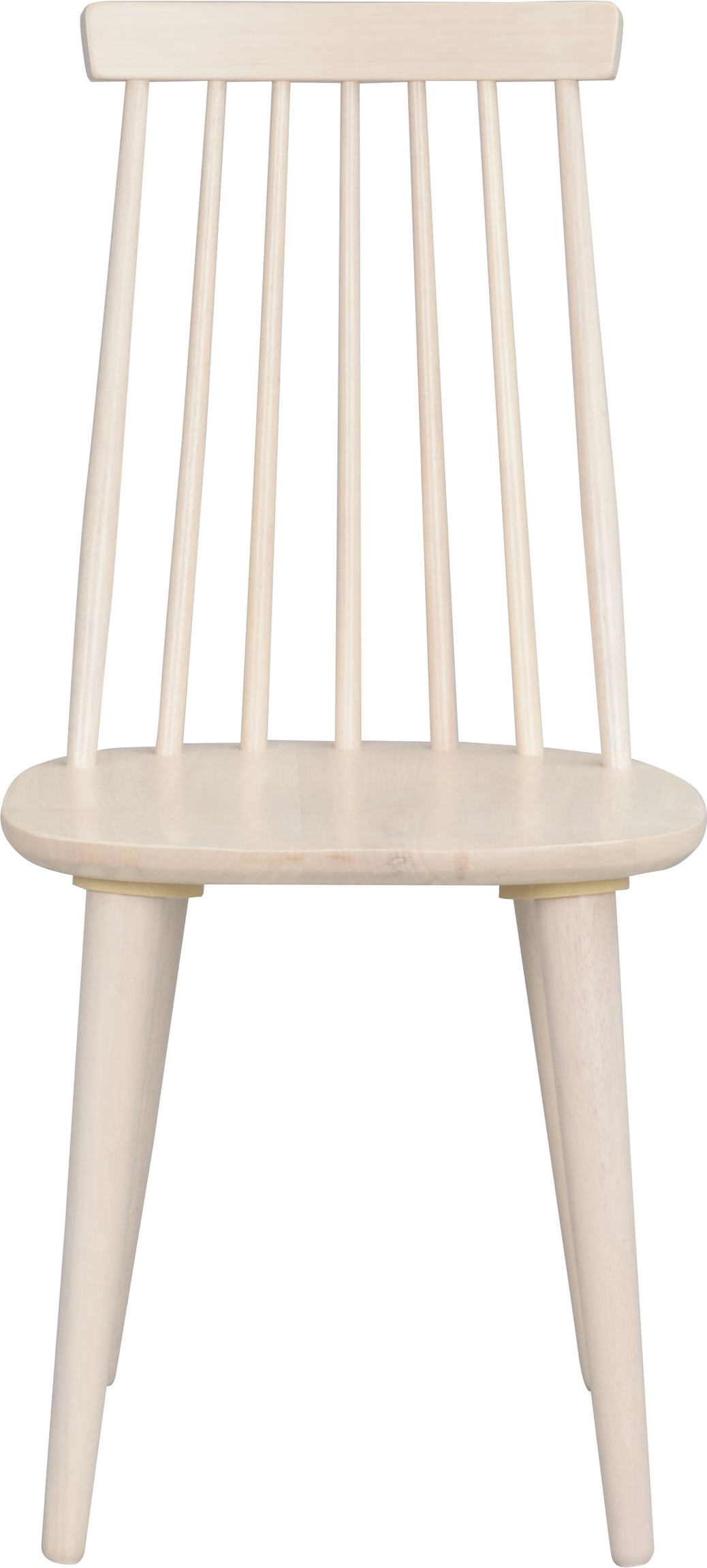 Spisebordsstol Rowico Lotta   Lakeret Massivt Gummitræ Hvidkalket   Klassisk Skandinavisk Design  Ergonomisk Ryg  Sæt