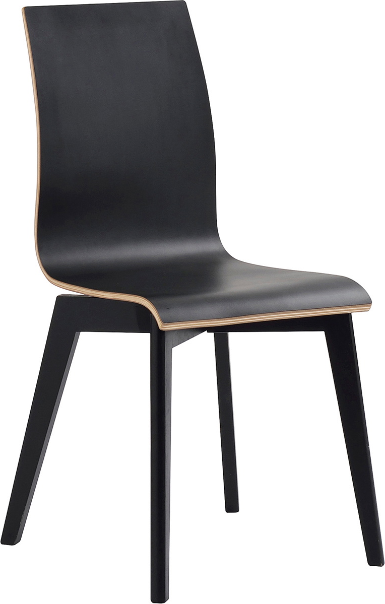 Spisebordsstol Spisestol Rowico Gracy  -pak Sort Laminat Egetræsben H89ã B48ã D50 Cm