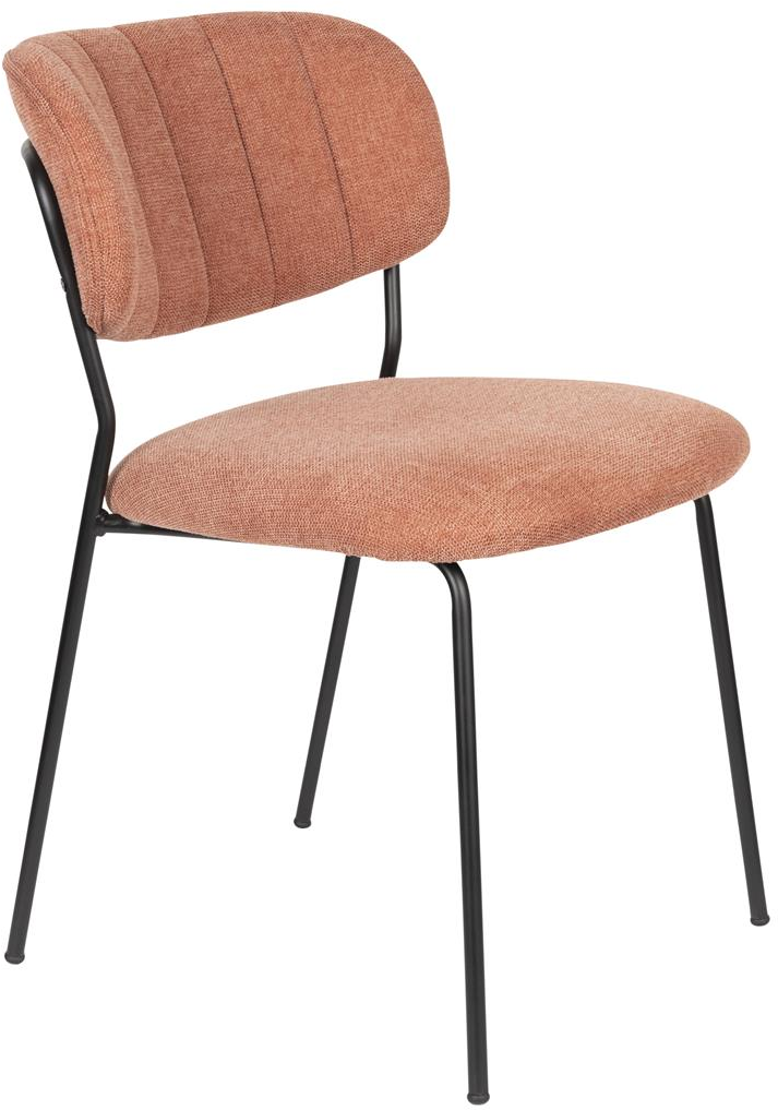 Jolien Rødbrun Spisebordsstol - Komfort og Elegance