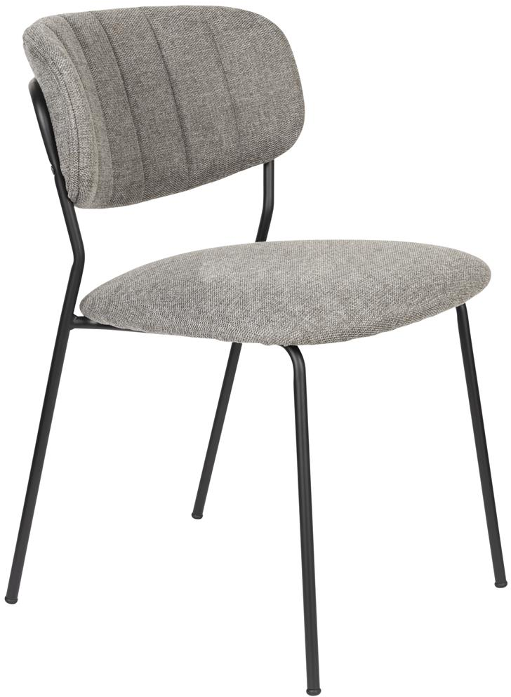Elegant spisebordsstol i stengrå fra Studio White