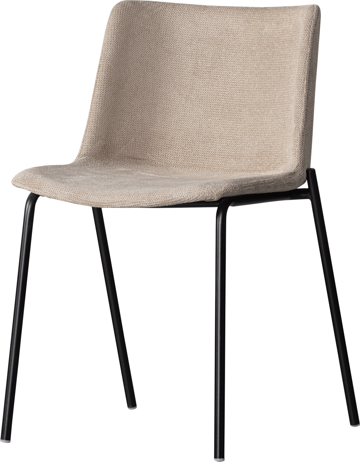Spisebordsstol Spisestuestol Woood Collection Tieme Sand Polyester H82xb49xd55 Cm