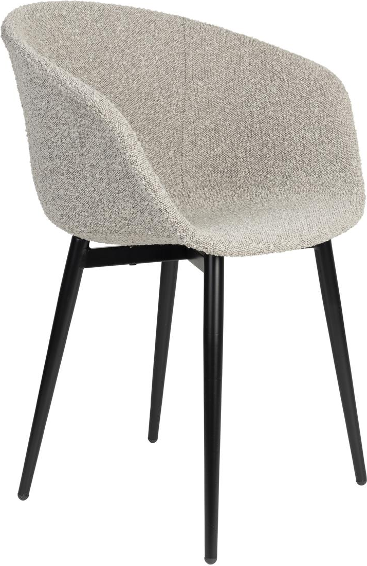 Elegant lysgrå spisebordsstol fra Studio White
