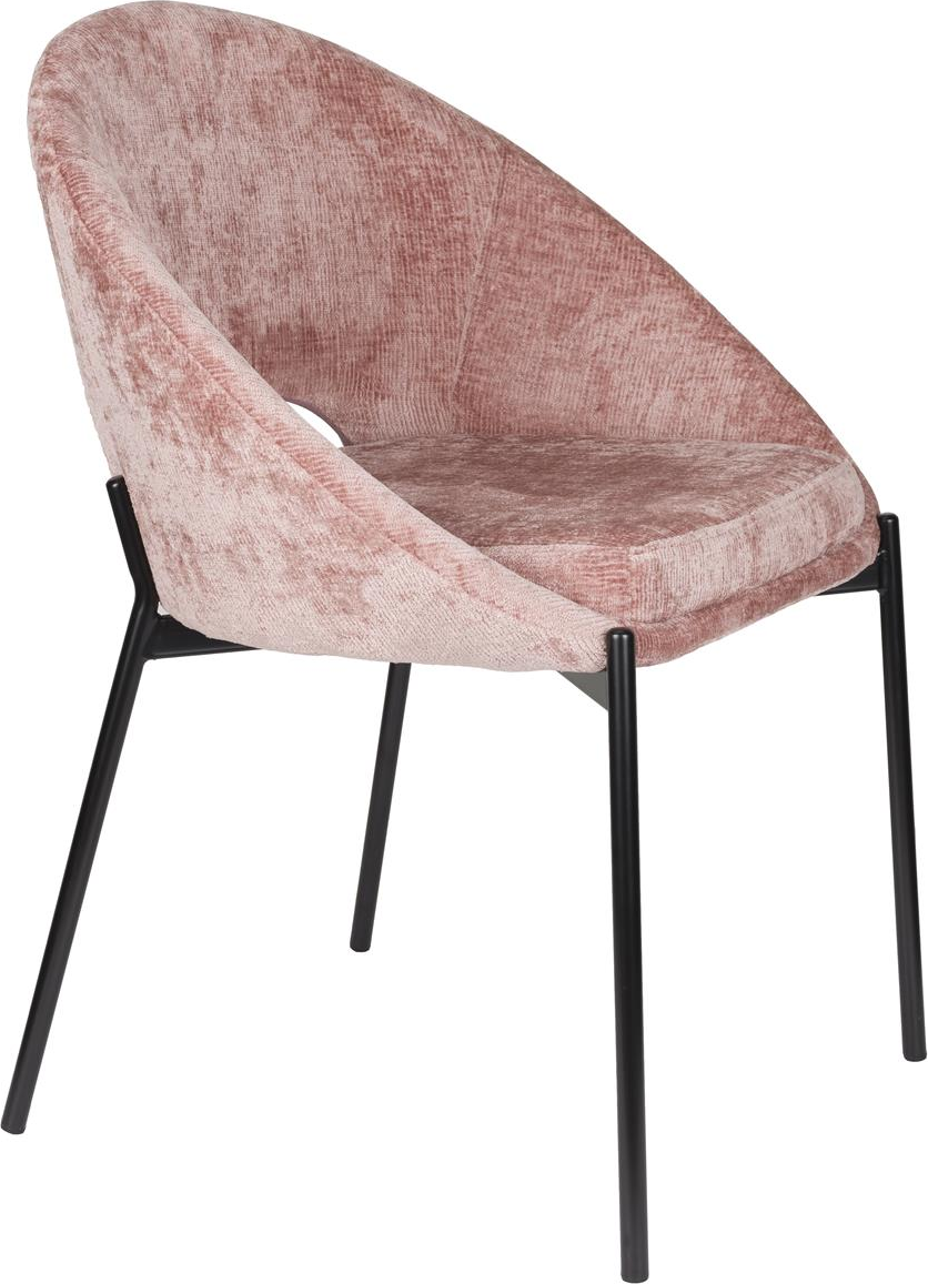 Elegant spisebordsstol i støvet rosa fra Studio White