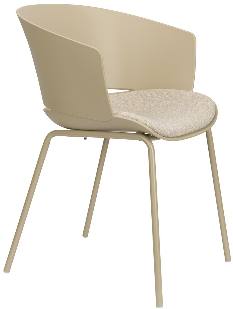 Elegant spisebordsstol Jessica i stenlysgrå fra Studio White