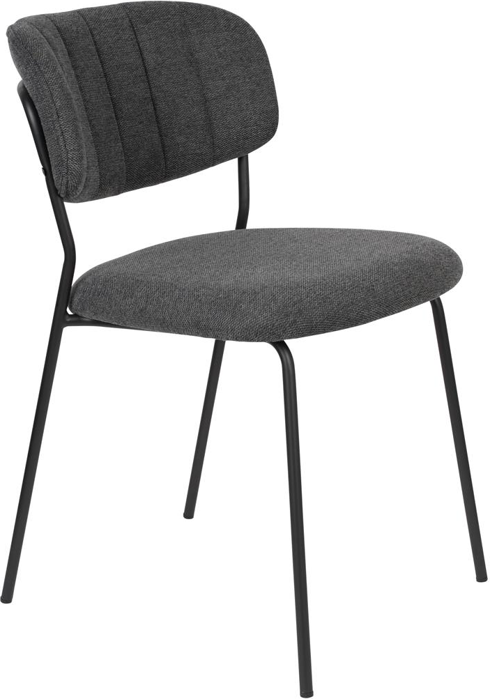 Moderne spisebordsstol i askegrå fra Studio White