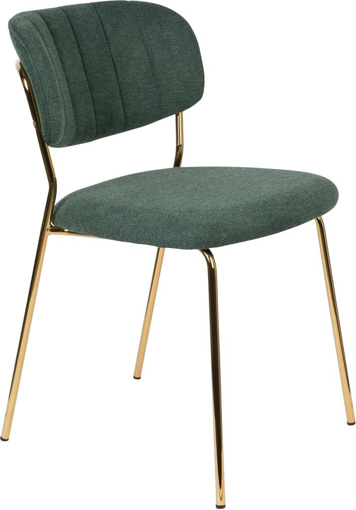 Stilfuld blygrå spisebordsstol med stålstel - Black Friday!