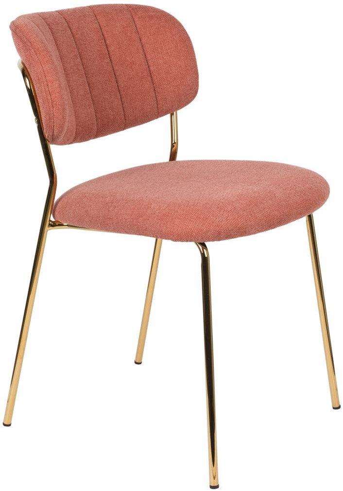 Elegant Jolien Spisebordsstol i Rødlig Brun fra Studio White