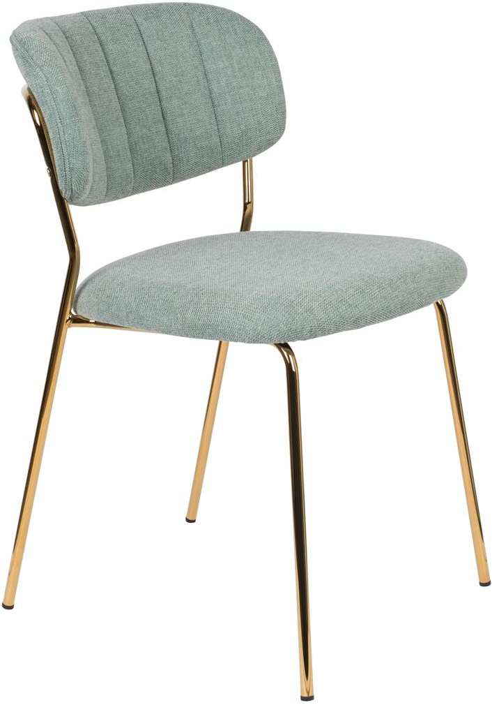 Elegant Jolien spisebordsstol i sølv – perfekt til middage