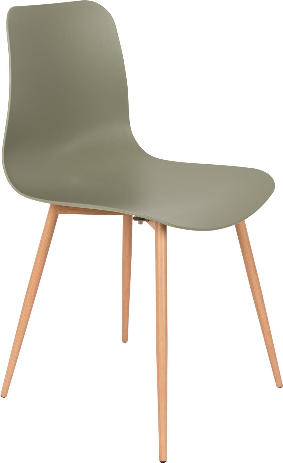 Spisebordsstol Studio White Leon Taupe Polypropylen Jernben H80xb44 5xl49 Cm