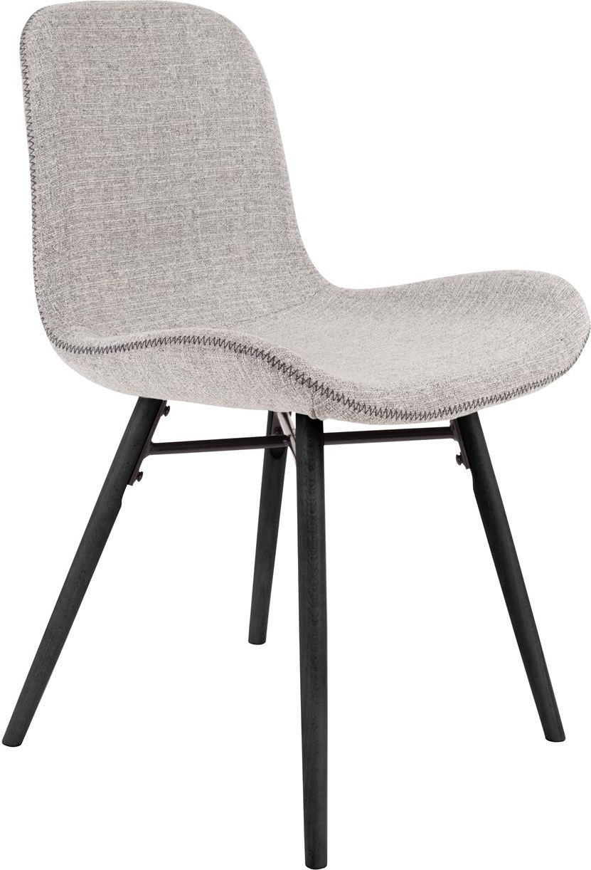 Spisebordsstol Studio White Lester i Sølvfarvet Design