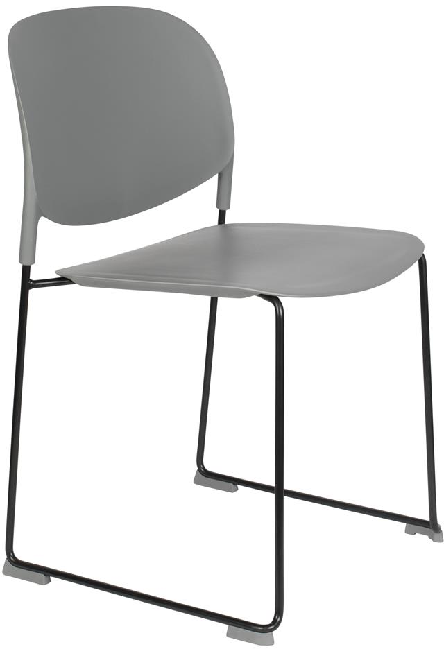 Stabelbar spisebordsstol i elegant grå fra Studio White