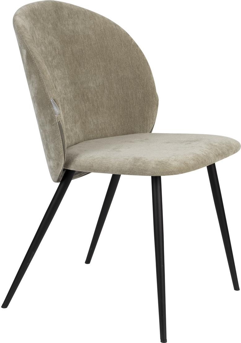 Spisebordsstol Zuiver Cozy i Stengrå - Komfort og Stil