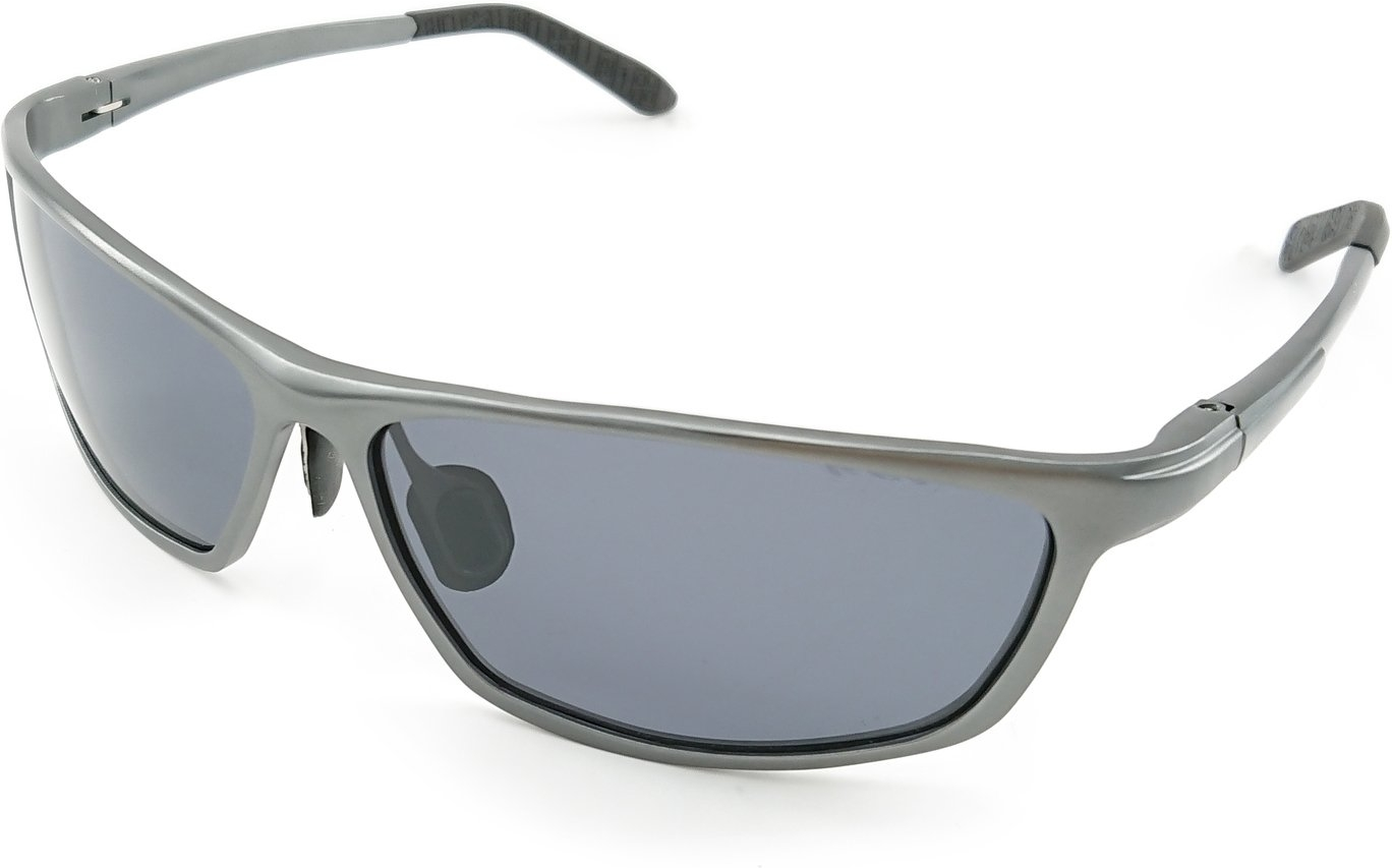 Sporty Solbrille Til Mænd Kaleu Cateye Fotokromatisk Polariseret Uv400 Aluminium Grå Med Etui