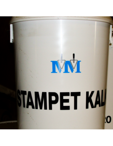 Stampet Kalk - 19 Liter Spand til Hurtig Levering i DK