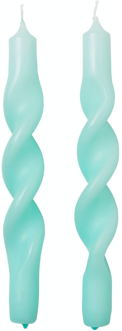 Elegant Blå Stearinlys H23 cm fra Broste Copenhagen