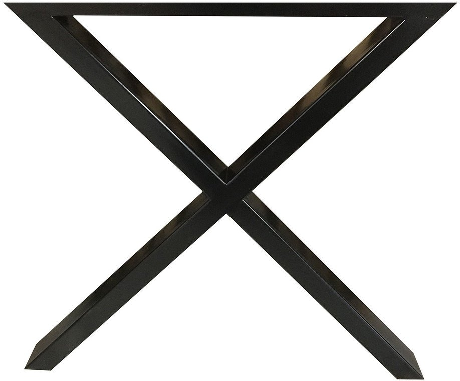 Stel Til Plankeborde House Of Sander   Base Krydsstel Sort Pulverlakeret Jern H71ã L70ã B15 Cm   Stk