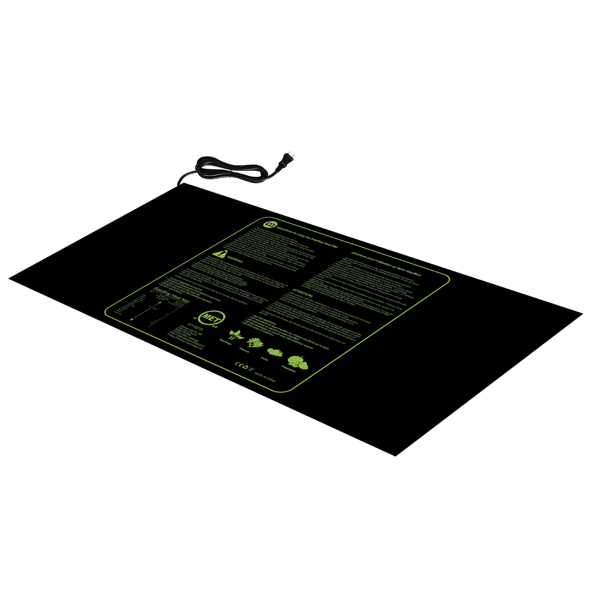 Stor Varmemåtte Til Drivhuse 50x120cm 100watt
