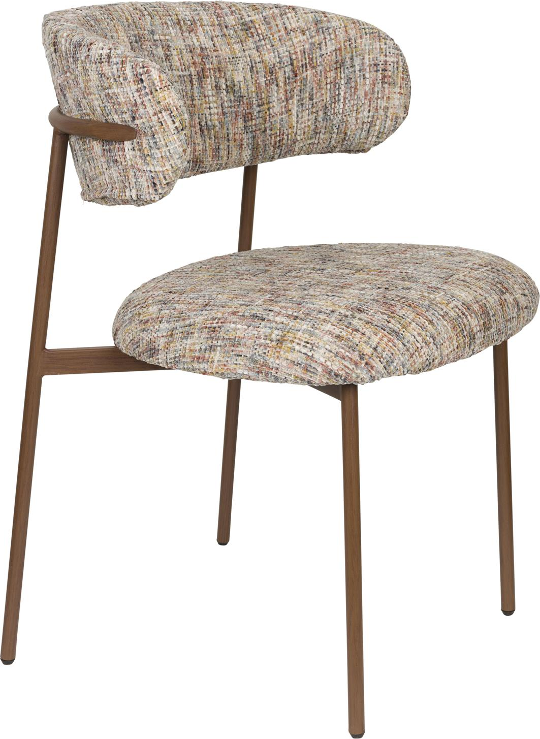 Elegant Claes Spisebordsstol i Stenlysgrå Polyester