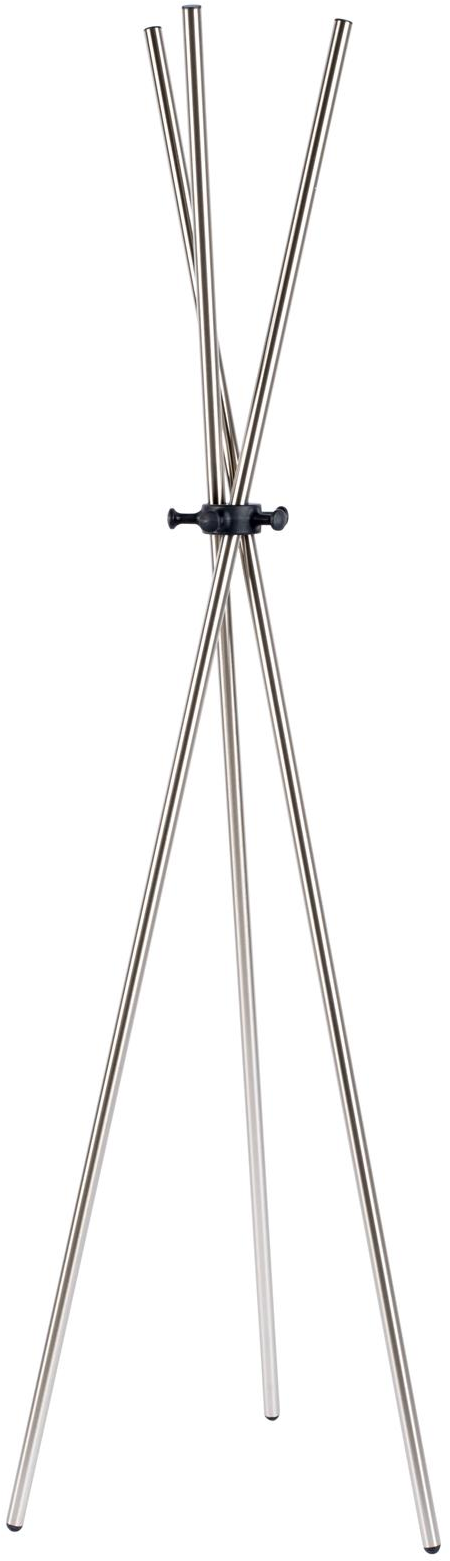 Stumtjener Knagerække Studio White Rack Sølv   Fritstående Stål H174   B44   L51 Cm