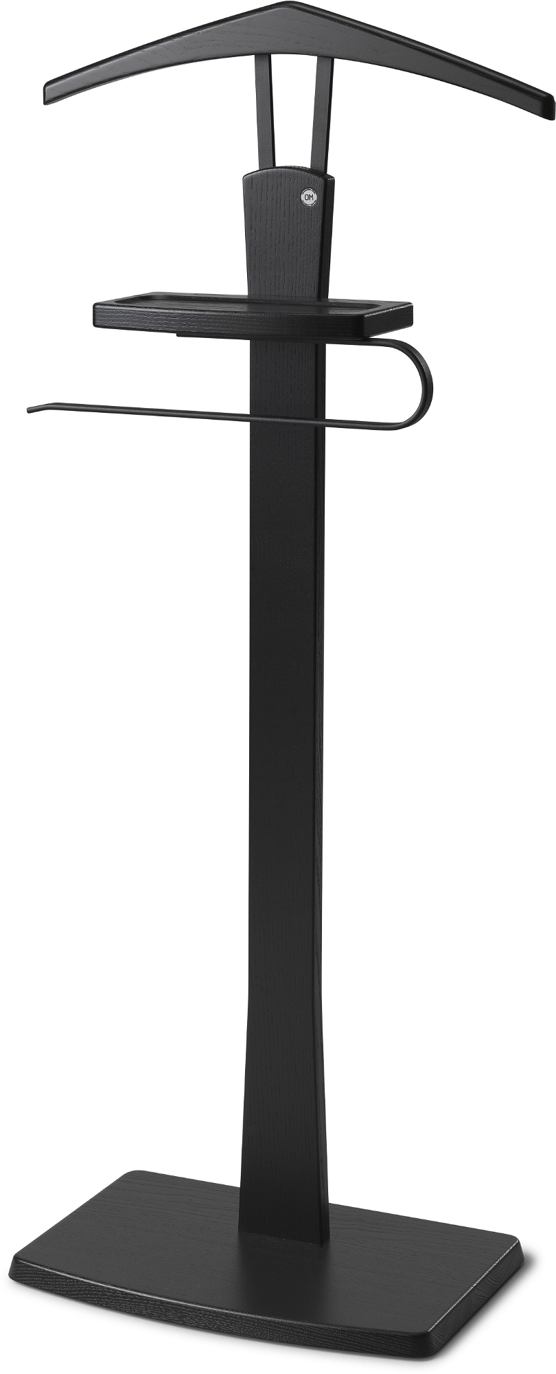 Stumtjener Og Knagerække Oscarssons Möbel Zeve H108ã B40 Cm Sortbejdset Massiv Ask