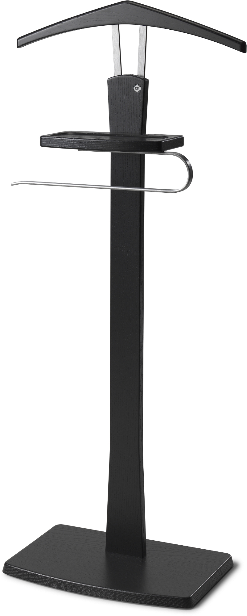 Stumtjener Oscarssons Möbel Zeve Massiv Ask Sortbejdset Stål H108ã B40ã D27 Cm