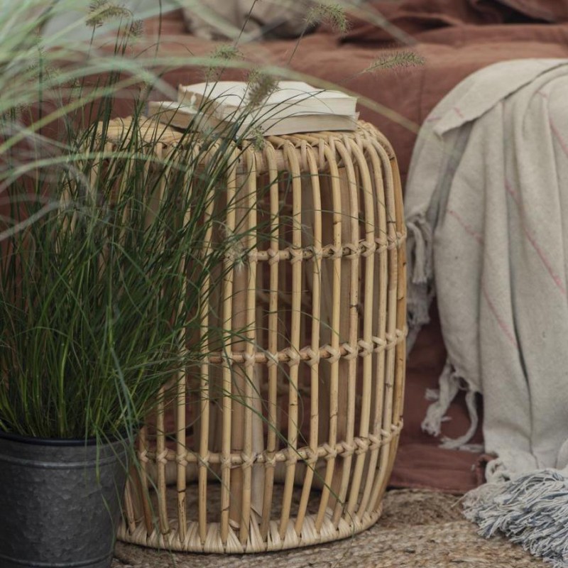 Taburet Rattan Ib Laursen